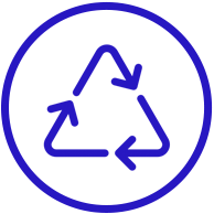 Icono representativo de un triángulo con flechas.