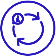 Icono representativo de actualización en tiempo real.