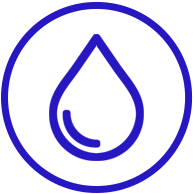 Icono representativo de una gota de agua.