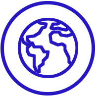 Icono representativo del planeta tierra.